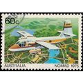 Australia 1980 Aircraft Nomad 60c Used Stamp