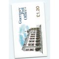 guernsey stamp booklet 1.20 french halles