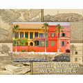 Dakar Senegal West Africa Laser Engraved Wood P...