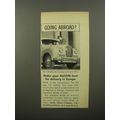 1954 Austin Cars Advertisement - Going Abroad?