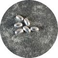 Silver Sterling 925 Oval Beads 4x7mm Jewellery ...