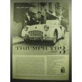 1957 Triumph TR-3 Car Ad - You can't pass it by