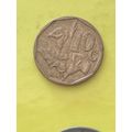 Umlaufmünze Südafrika 10 Cents 1991
