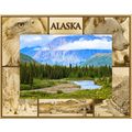 Alaska Quad Laser Engraved Wood Picture Frame L...