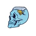 Fish Tank Skull Iron On Patch Gothic Rock Punk ...