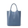 Ladies' Large Capacity Genuine Soft Leather Tot...