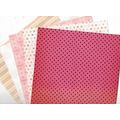 8"x8" Printed Card. 10 Sheets. Assorted Designs...