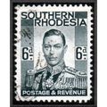 Southern Rhodesia KGVI 1937 6d Grey Black Used ...
