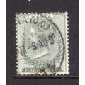 MALTA 1885 SG 20 1/2d GREEN FINE USED#4