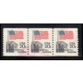 Used 1895a 20c U.S. Flag Fine PNC 9/3 PA2227