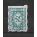 Austria.D518 50k Blue.Mounted Mint.Aug22