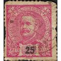 PORTUGAL, King Carlos I, pink 1899, 25reis