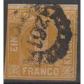 Mi: 8 I used 1862 Bavaria Cat € 30