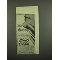 1918 Hinds Cream Ad - After Shaving