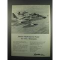 1984 Allied Bendix VSCF Power for TA-4 J Skyhawks Ad