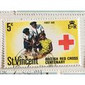 St Vincent 1970 British Red Cross 5c First Aid ...