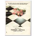 FAENZA ANTICA 1982 Italian White Gres Monocottu...