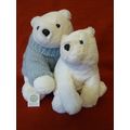 LOT OF 2 BATH & BODY WORKS POLAR BEARS LARGE BE...