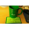 Riviera Cigarettes Green Plastic Mug