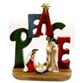 Peace Christmas Nativity Scene Ornament Figurin...