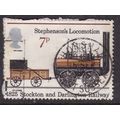 GB Postmark Horsham 1975 Stephensons Locomotive...