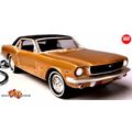 RARE KEYCHAIN 1964½~65 GOLD FORD MUSTANG CUSTOM...