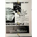 Visit South & East Africa, Union Castle Line Ad...