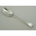 Heavy 8" Georgian Silver Old English Table Spoo...