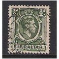 GIBRALTAR 1938 1/2d DEEP GREEN SG 121 FINE USED