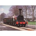 Railway Postcard GWR Broad Gauge Iron Duke Kens...