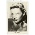 GENE TIERNEY Postcard by Valentine (196)