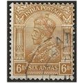 India 1912 SG177 6a Yellow-Bistre Fine Used . ..