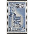 Falkland Island 1952 SG176 3d Deep Ultramarine ...