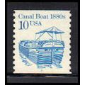 2257a 10c Canal Boat Very Fine MNH Dry Gum CNS ...