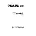 YAMAHA TT600RE SERVICE MANUAL 2004 MOTORCYCLE 3...