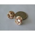 15 mm pr 9k YELLOW & ROSE SOLID GOLD EARRINGS