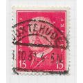 EMPIRE GERMANY 1928 PRESIDENT HINDENBURG 15Pf P...