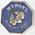 BEER MAT - McEWANS BREWERY - QUALITY ALES - (Ca...