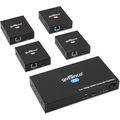Gofanco 1080P 1X4 HDMI Extender Splitter over C...