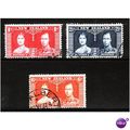 NEW ZEALAND 1937 CORONATION SET 3 VALS FINE USED