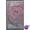 Gibraltar 1924 SG99 2/- Grey-Purple & Blue/Blue...
