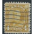 Canada 1930 SG294 4c Yellow-Bistre Good Used....