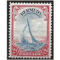 Bermuda 1940 SG112a 2d Ultramarine & Scarlet Un...