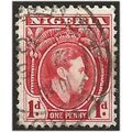Nigeria 1938 SG50 1d Carmine Fine Used .. ..