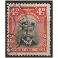 Southern Rhodesia 1924 SG6 4d Black & Red-Orang...