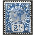 Natal 1891 SG113 2 1/2d Bright Blue Wmk Crown C...