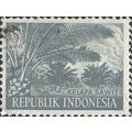 INDONESIA, Oil palm, Elaeis guineensis, grey 1960, 5sen, #4