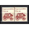 1898A 4c Stagecoach Fine MNH Dry Gum CNP Left 5...