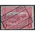 Belgium Pk Mi 5: 5 Fr. carmine Parcel Stamp: He...
