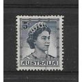Australia.SG314 5d Queen Elizabeth II (Deep Blu...